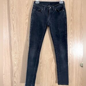 Patagonia charcoal grey Corduroy Skinny Jeans